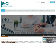 Tablet Screenshot of ieia.com.mx